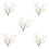 5Pcs Coffee Colored Artificial Antler Branches for Holiday Decoration 10