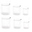 3Sets White Drawstring Laundry Bags for Bras Baby Clothes Mesh Storage 11