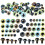 160Pcs Multi Color ABS Safety Eyes for Crafts Unique Iridescent Effect 1