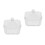 2Pcs Glass Sugar Container with Lid Clear Decorative Kitchen Canisters 9