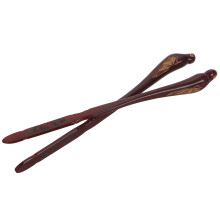 6Pcs Bird-Shaped Wooden Hammers Yangqin Exercise Tools Brown Rosewood