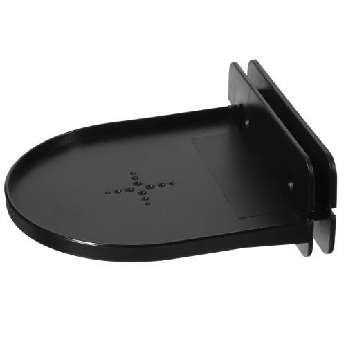 1Pièces Support Mural Universel Noir En ABS Pour Enceintes Audio