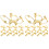 60Pièces Clips Oreilles Dorés Accessoires Créatifs Pour DIY 2