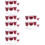 32 Pcs Mini Wine Glass Model Pvc Pocket Ob11 9