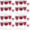 32 Pcs Mini Wine Glass Model Pvc Pocket Ob11 7