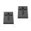 2Pcs Graphite Casting Mold Cross Design High-Temperature Melting Tool 7