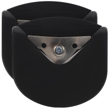 2St Ronde Hoekpons Zwart ABS Roestvrij Knipmachine Voor Thuis