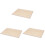 3Pcs Durable Wooden Drawing Palette for Sketching 2