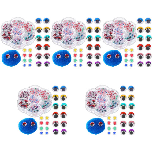 3000Pcs Plastic Wobbly Eyes Small Sticky for DIY Projects 2