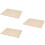 3Pcs Durable Wooden Drawing Palette for Sketching 7