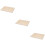 3Pcs Durable Wooden Drawing Palette for Sketching 9