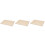 3Pcs Durable Wooden Drawing Palette for Sketching 4