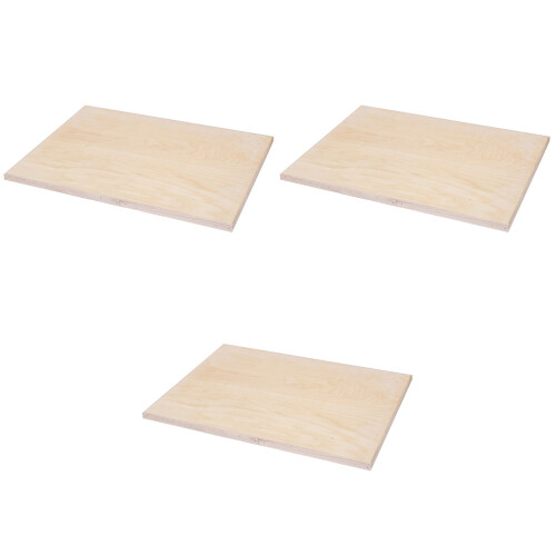 3Pcs Durable Wooden Drawing Palette for Sketching 2