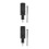 2Pièces Support Projecteur Aluminium Noir Kit Montage Modifié 8