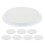 8St Wit Inkpad Plastic Multifunctioneel Voor Thuis, School & 1