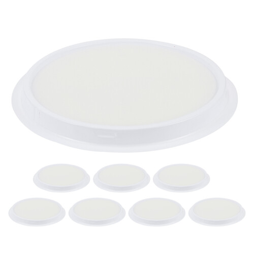 8St Wit Inkpad Plastic Multifunctioneel Voor Thuis, School &