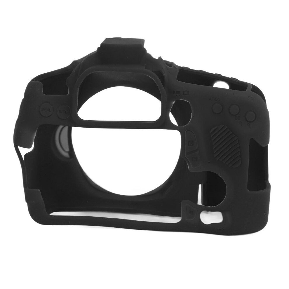 Silicone Camera Case For Eos 70D - Protective Housing Shell Black 9381390600140