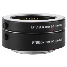 Extension Tube Kit For Mirrorless Camera System Auto Focus TTL Auto Exposure Adjustable Focusing Distance Lightweight Design For Macro Photography