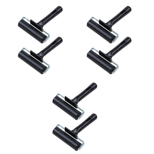 6Pièces Rouleaux Brayers Ergonomiques Noir Pour Impression Art 2