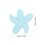 30Pièces Miniatures Étoiles De Résistantes Décor Polyvalent Bleu 9