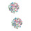 200Pièces Flatback Résine Colorés Pour Scrapbooking Accessoires DIY 7