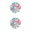200Pièces Flatback Résine Colorés Pour Scrapbooking Accessoires DIY 5