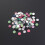 200Pièces Flatback Résine Colorés Pour Scrapbooking Accessoires DIY 9