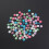 200Pièces Flatback Résine Colorés Pour Scrapbooking Accessoires DIY 10