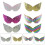 12Pièces Ailes De Métalliques Accessoires Costume 9