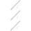 3Pcs Adjustable Silver Wardrobe Rod Retractable Clothes Rack for Home 8