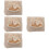 4Sets Infant Swaddle Blanket White Polyester Baby Wraps for Newborns 9