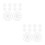 20Pcs Multifunctional Plastic Vegetable Crusher and Pickle Press White 8