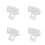 200Pcs Pet Vertical Blind Repair Tabs White Easy Fix for Window Blinds 8