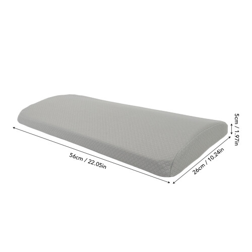 Almohada de cintura para cama 56x26x5 cm Núcleo de algodón memory 1