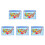 5Pcs Us Map Posters Multi Color Uv Paper Educational Wall Decoration 10