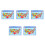 5Pcs Us Map Posters Multi Color Uv Paper Educational Wall Decoration 8