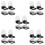 20Pcs Multicolor Plastic Push Button Protective Covers for Home 7