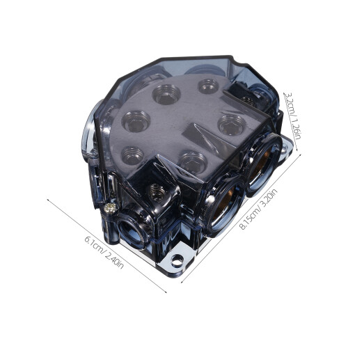 Car Amplifier Junction Box Durable Alloy Power Distribution Block 2