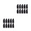 40Pcs Black Erasers for Kids Thumb Shape Creative Pencil Erasers 7