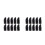 40Pcs Black Erasers for Kids Thumb Shape Creative Pencil Erasers 4
