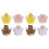 48St Cupcake Wrapper Decor Diverse Kleuren Voor Verjaardag Feest 3