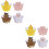 48St Cupcake Wrapper Decor Diverse Kleuren Voor Verjaardag Feest 6