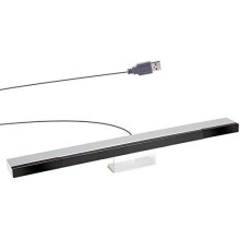 Wii Sensor Bar USB Wired Replacement with Stand for Nintendo Wii and Wii U Accurate Tracking