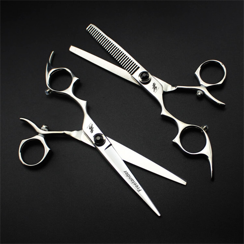 Professional Hair Cutting Scissors Set with Japanese 440C Steel, 6.5 Inch Barber Thinning Shears