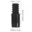 Threaded Broom Handle Tip Adapter with Secure Connection for Universal Mop and Pole Replacement 2