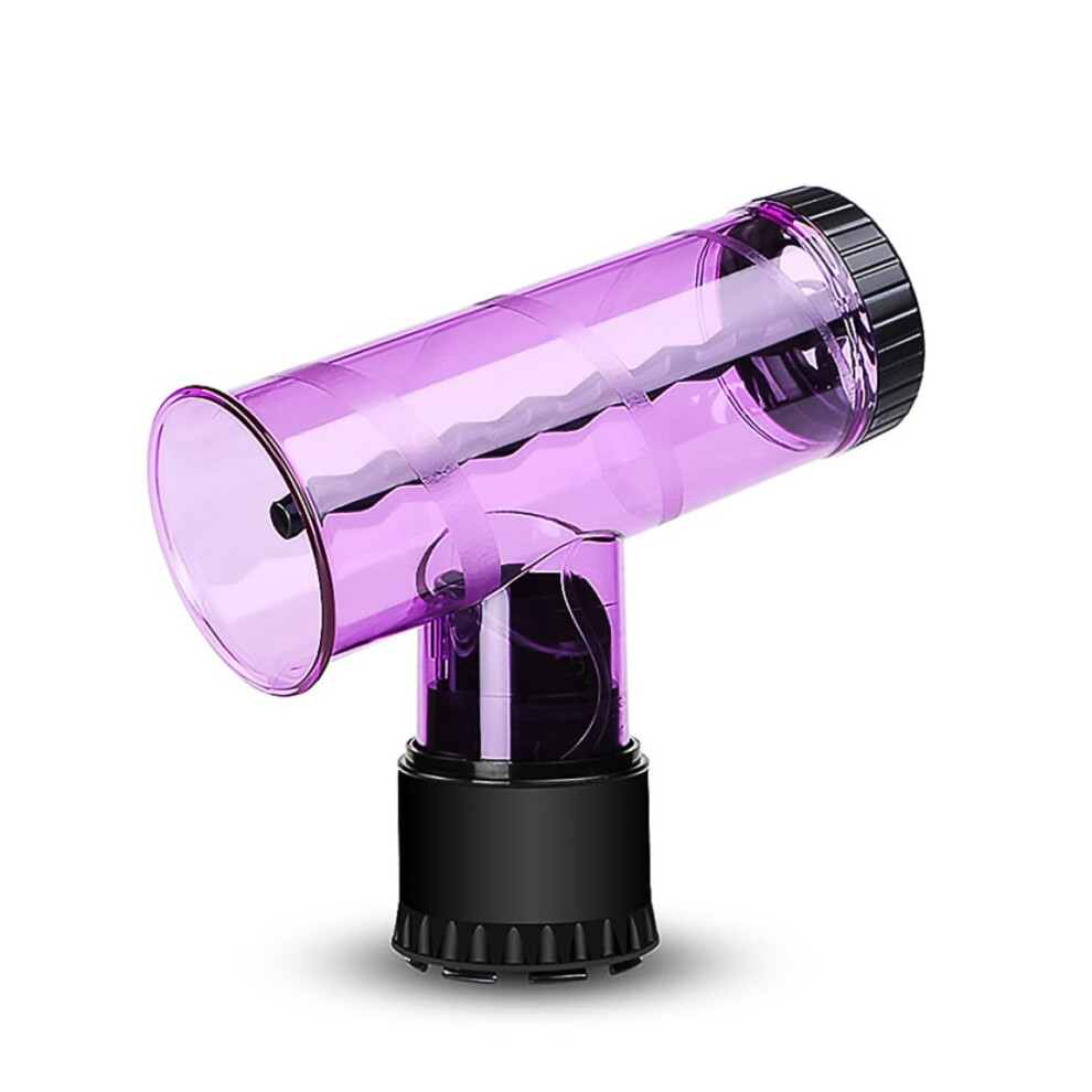 Purple Hair Dryer Diffuser For Defined Curl Styling With Adjustable Airflow, Heatresistant Attachment