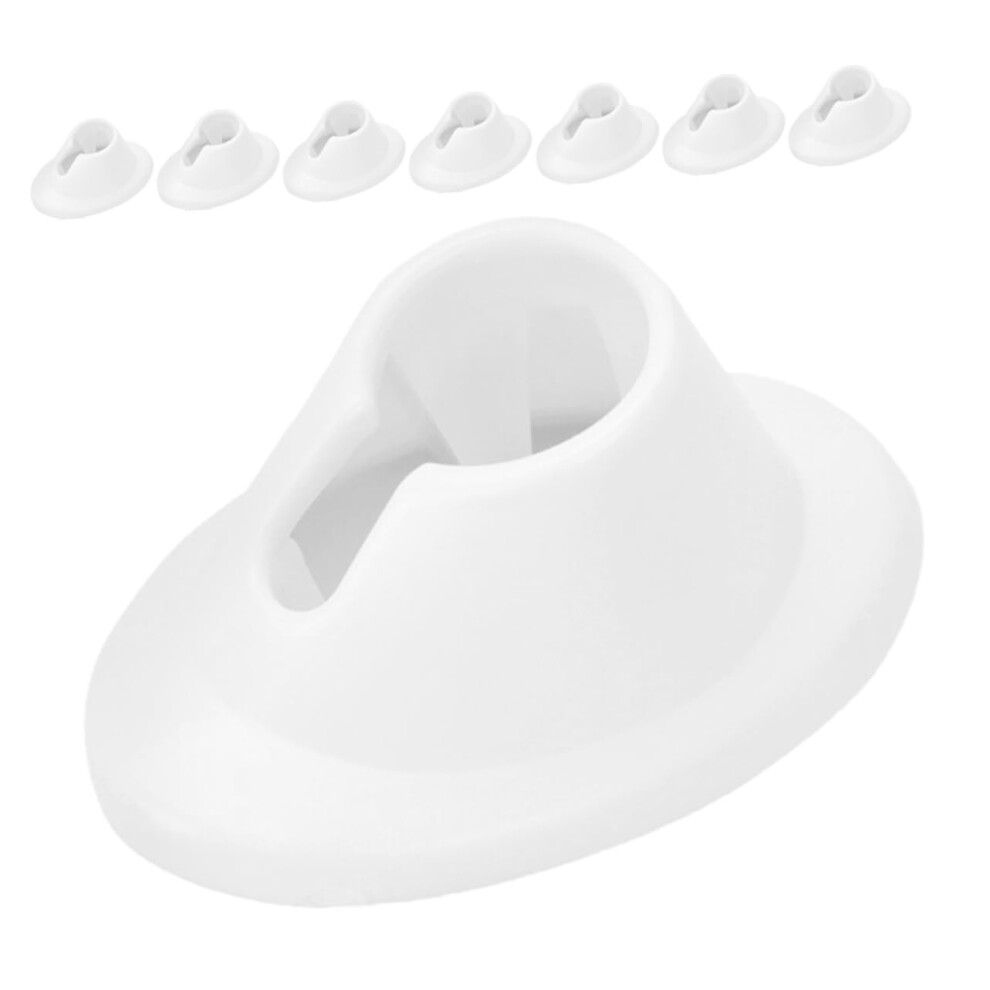 8pcs Adjustable Nail Polish Holder Stand with Stable Base and Spill Prevention for Salon and Home