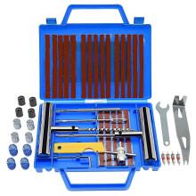 Tire Repair Kit, 46PCS Heavy Service Type Tire Plug Kit, Universal Rubber Patch Kit Car/Motorcycle/Truck/Tractor/Tractor/Trailer/RV/ATV