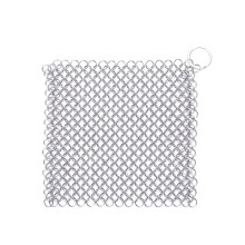 316 Stainless Steel Mesh Strainer for Kitchen Sink, RustResistant Cast Iron Cookware Cleaning Scrubber