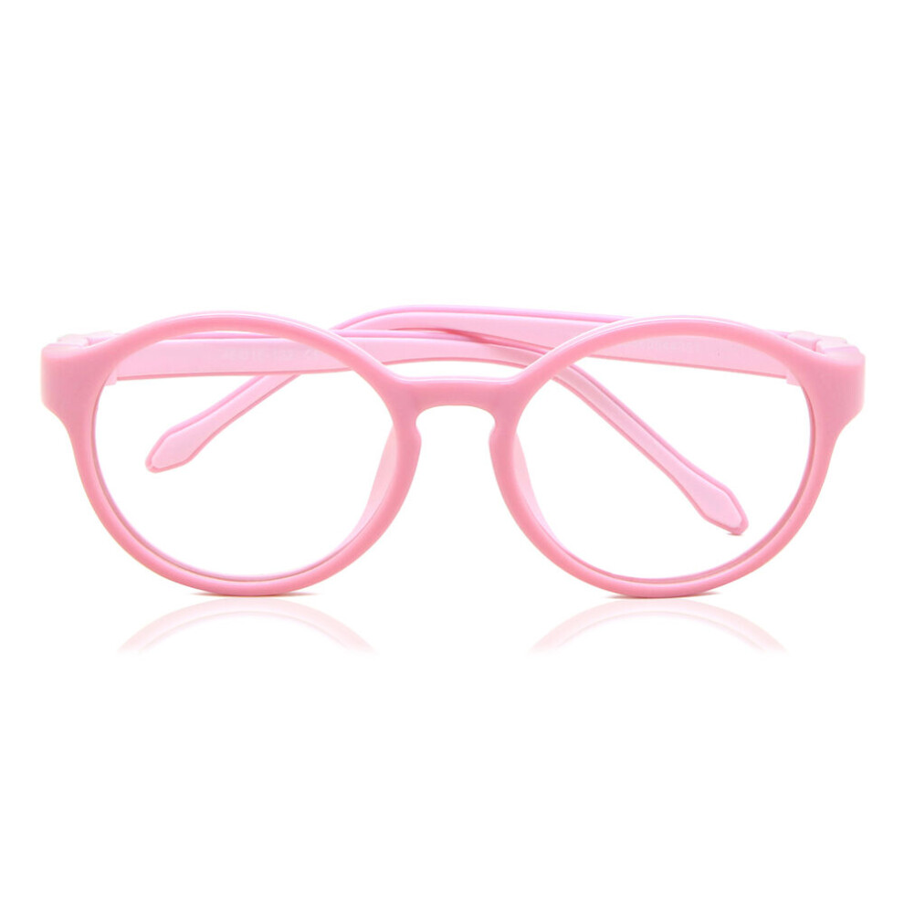 Smartbuy Collection Full Rim Round Light Pink Smartbuy Kids Mel K8b Kids Eyeglasses